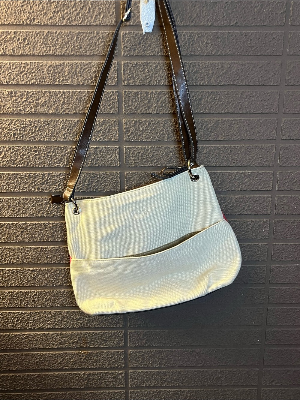 Relic Multicolor Patchwork Shoulder Bag with Brown Strap - Picture 3 of 10